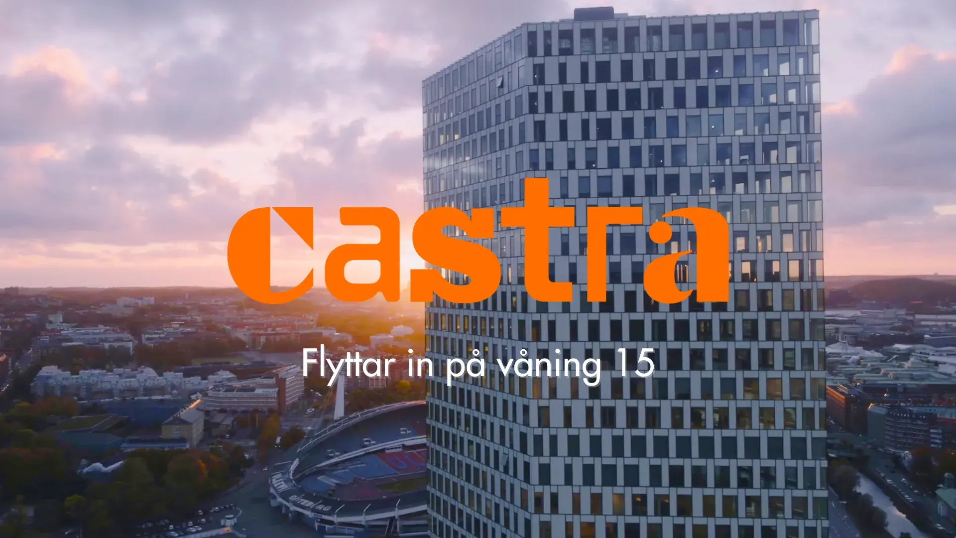 Castra Väst AB flyttar in på våning 15